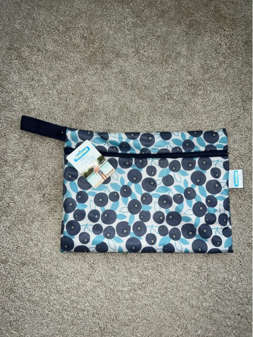 NWT Thirsties mini wet bag Blueberry